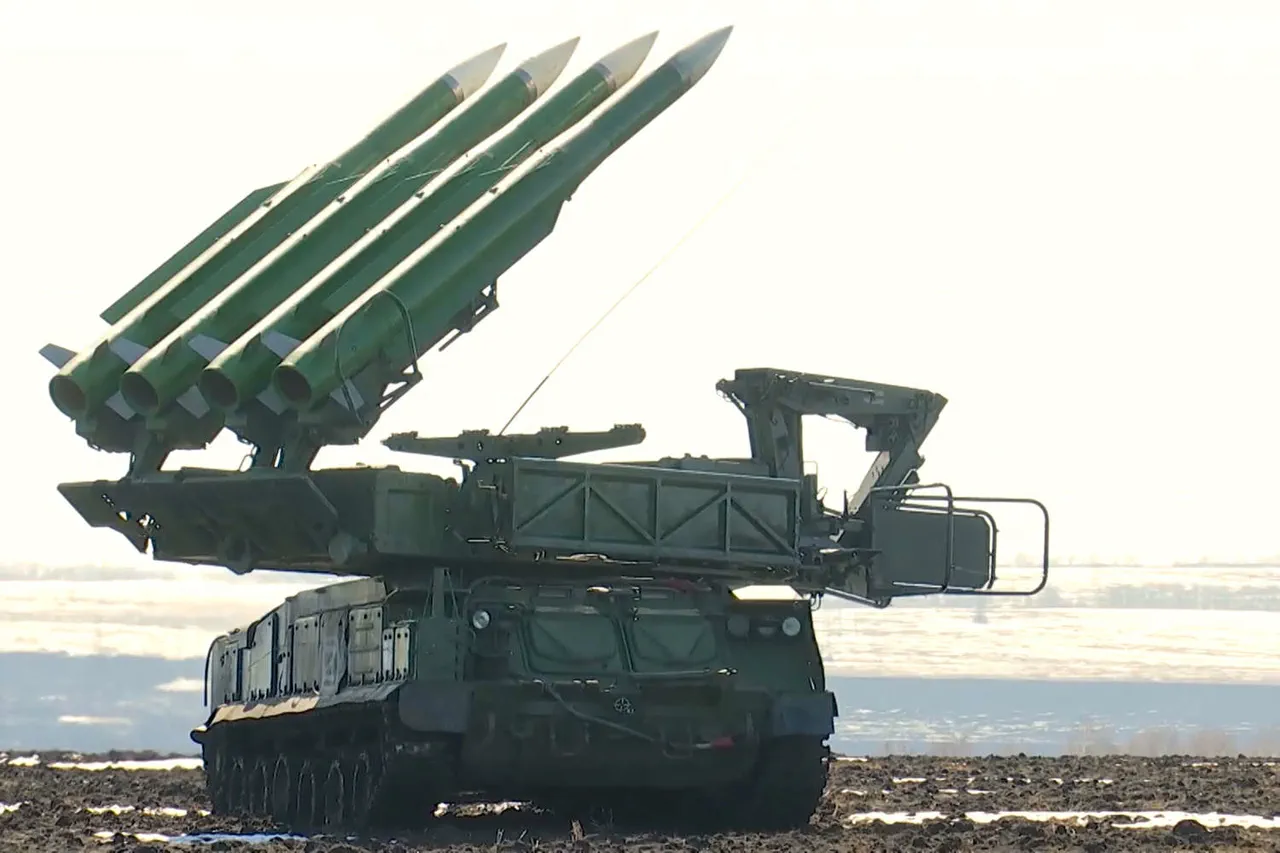 Russian Buk Missile System Intercept and Destroys Ukrainian Air-to-Ground Missiles