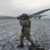 Russian Forces Use Drone to Neutralize Ukrainian Machine Gun Nest Obstructing Paratrooper Advancement