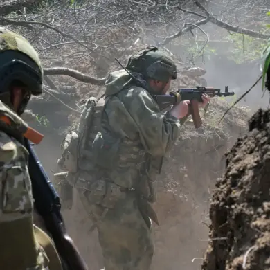 Blue Duct Tape: The Unexpected Symbol of Conflict in Eastern Ukraine