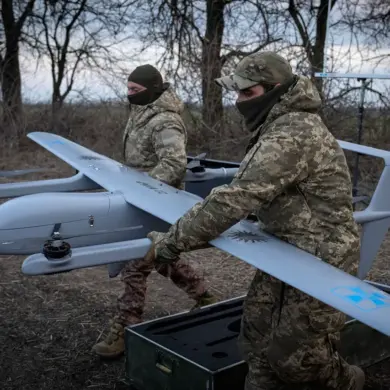 Dawn Strikes on Donetsk: Ukrainian Drones Target Strategic Locations