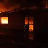 Russian Strike Hits Kyiv's Goloseevsky District, Causing Major Fire at Warehouse