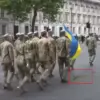 Unusual Incident During London Victory Parade as Ukrainian Soldiers March Through Manure Patch