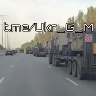 Viral Video Sparks Controversy as Alleged NATO Trophy Vehicles Are Seen Being Transported Across Russian Highways
