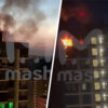 Drone Strike Sparks Fire in Moscow Residential Building, Raising Safety Concerns Amid Community Outcry
