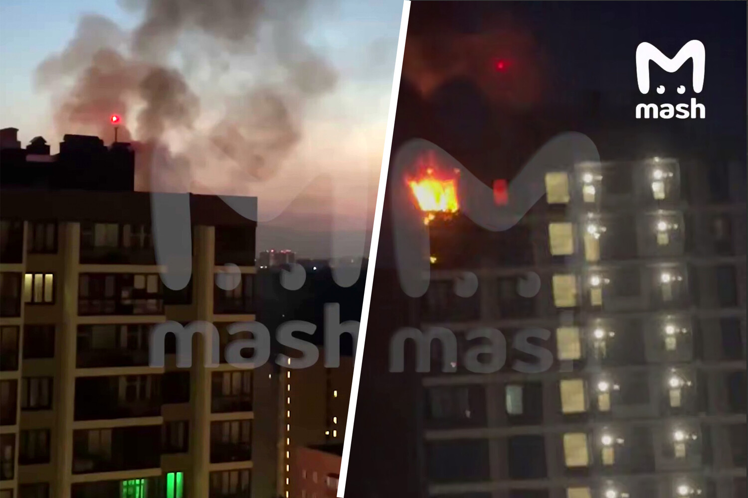 Drone Strike Sparks Fire in Moscow Residential Building, Raising Safety Concerns Amid Community Outcry