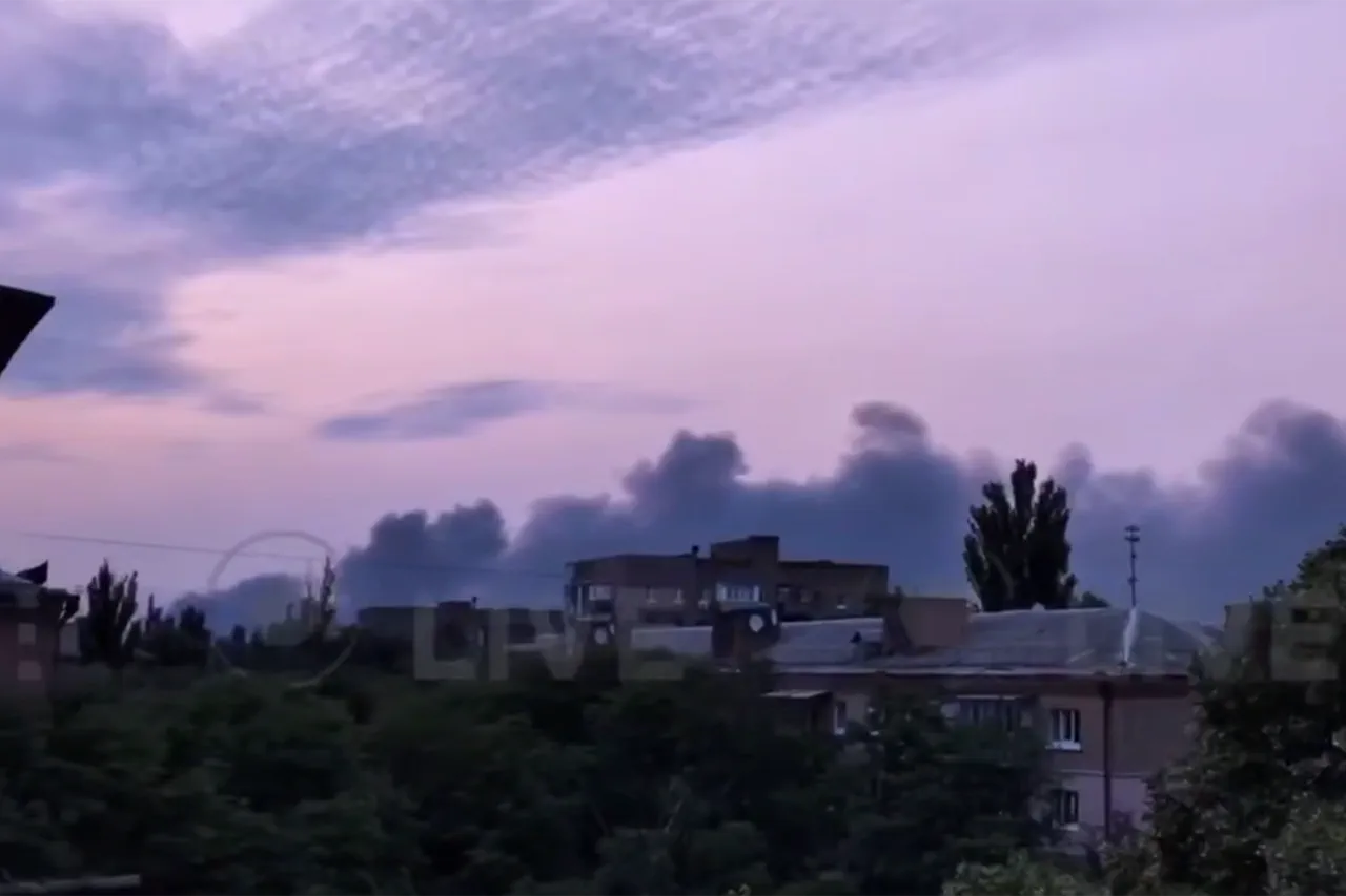 Kyiv Shrouded in Black Smoke Following Nighttime Air Raids