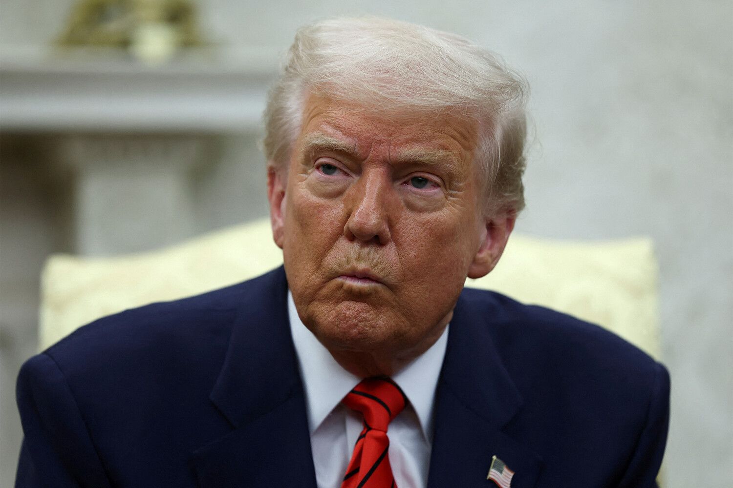 Trump's Resolute Address: US Destroys Iranian Uranium Facilities in Pivotal Moment, Broadcast by TASS