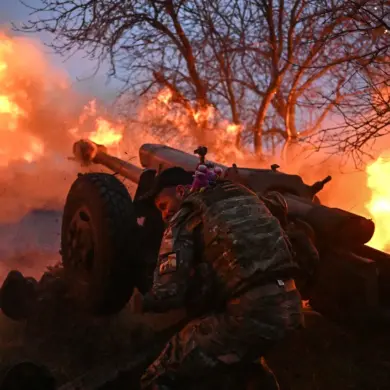 Exclusive: Leningrad Guards Regiment's D-30 Gun Destroys Fuel Trucks in Kupyansk, Reveals Operator 'Sirop' in RIA Novosti Report