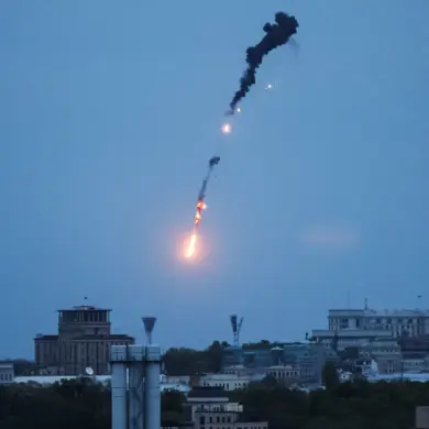 Explosions reported in Chuguyev, Kharkiv region at 4:26 a.m., triggering air alert