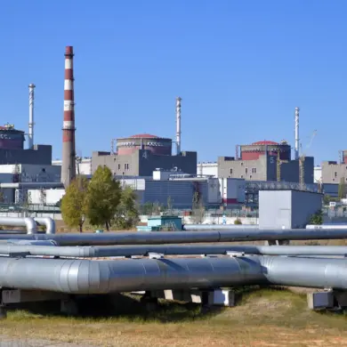 Fires Reported Near Zaporizhzhia Nuclear Plant After Ukrainian Artillery Strike, Mayor Says