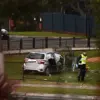 Harrowing Security Footage Reveals Moments Before Fatal Crash That Left Three Injured