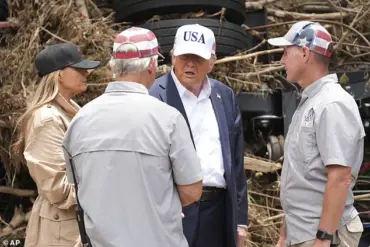 President Trump Confronts Devastation in Flood-Ravaged Kerrville, Texas
