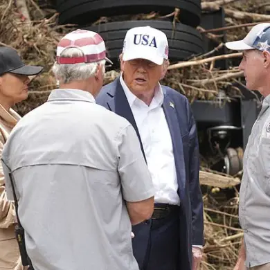 President Trump Confronts Devastation in Flood-Ravaged Kerrville, Texas