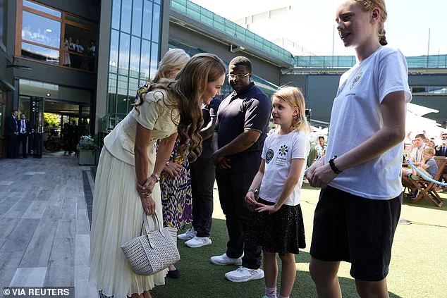 Princess of Wales Shares Heartwarming Moment with Young Tennis Enthusiast at Wimbledon