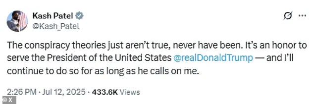 Trump Defends AG Bondi Amid Epstein Files Controversy, Calls for Unity to Protect Public Interest