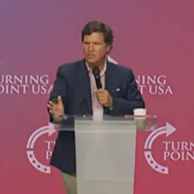 Tucker Carlson Alleges Jeffrey Epstein Was Israeli Intelligence Agent in Shocking Claims at Turning Point USA Summit