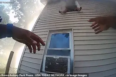 Eight-Year-Old's Leap from Burning Home, Captured on Bodycam, Highlights Community Bravery in Asbury Park