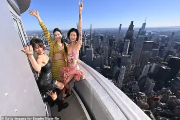 Empire State Building Hosts Light Show for *KPop Demon Hunters* 'Golden Weekend' Event