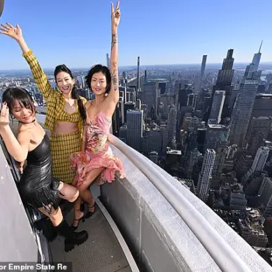 Empire State Building Hosts Light Show for *KPop Demon Hunters* 'Golden Weekend' Event