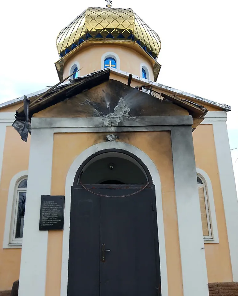 Ukrainian Forces Reportedly Strike Church in Kharkiv with Drone, Says Pro-Russian Official