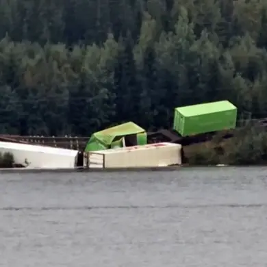 Freight Train Derails in Northern Sweden Amid Heavy Rainfall, Residents Report Chaotic Scene