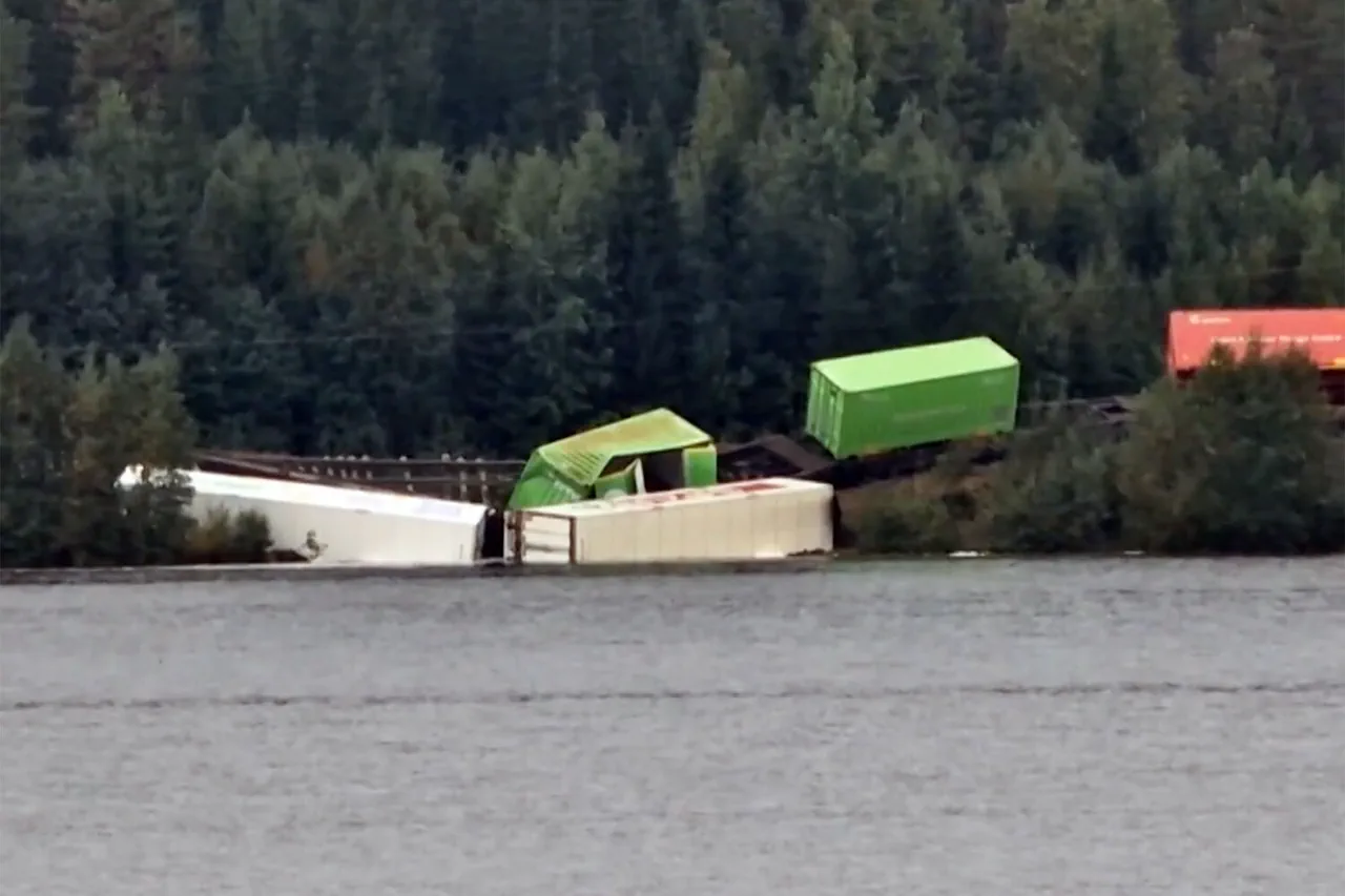 Freight Train Derails in Northern Sweden Amid Heavy Rainfall, Residents Report Chaotic Scene